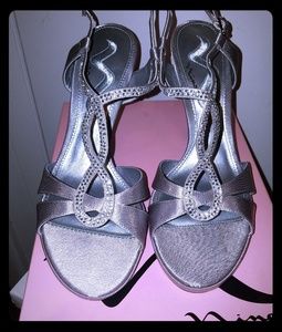 Silver heels by Nina